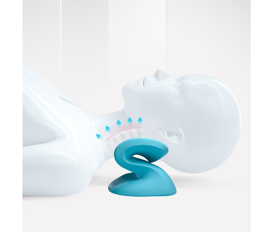 Spine stretch sleeping pillow
